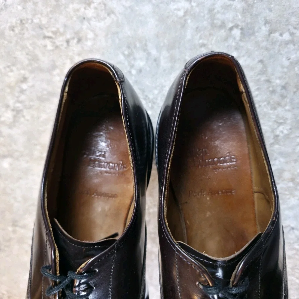 Allen Edmonds Park Avenue Cap Toe Oxfords Dress Shoes Mens 9.5 D Made In USA